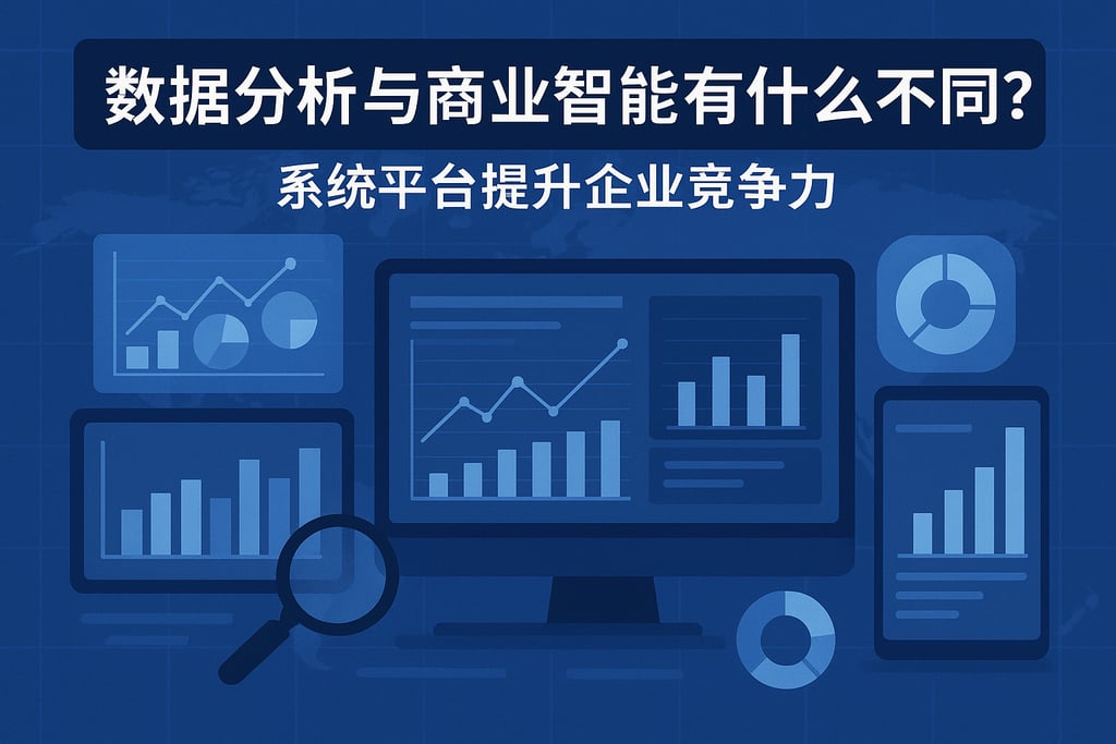 数据分析与商业智能有什么不同？系统平台提升企业竞争力