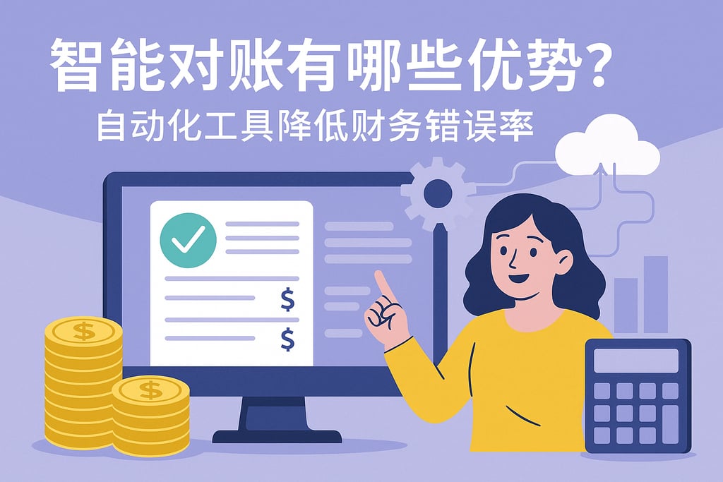 智能对账有哪些优势？自动化工具降低财务错误率