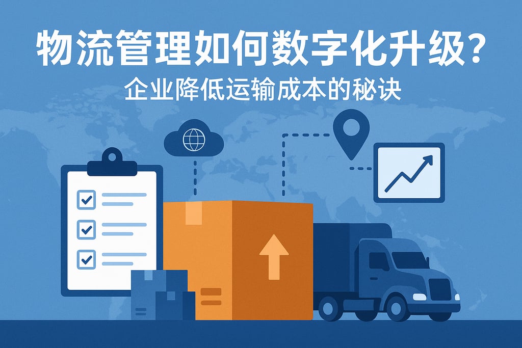 物流管理如何数字化升级？企业降低运输成本的秘诀