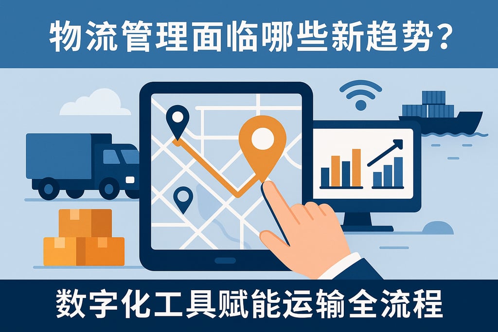 物流管理面临哪些新趋势？数字化工具赋能运输全流程