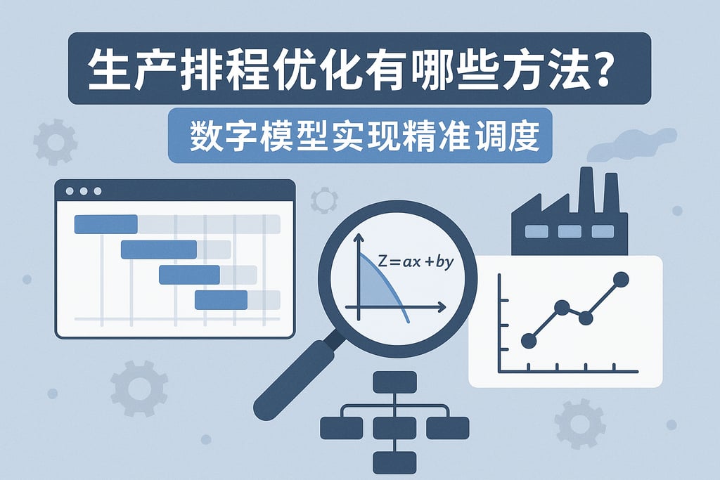 生产排程优化有哪些方法？数字模型实现精准调度