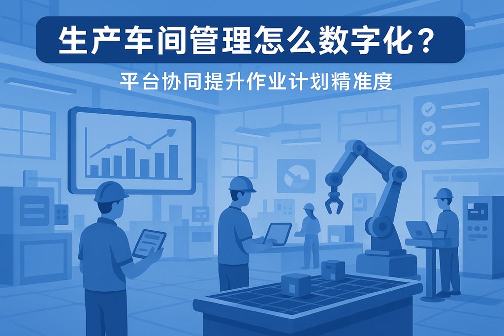 生产车间管理怎么数字化？平台协同提升作业计划精准度