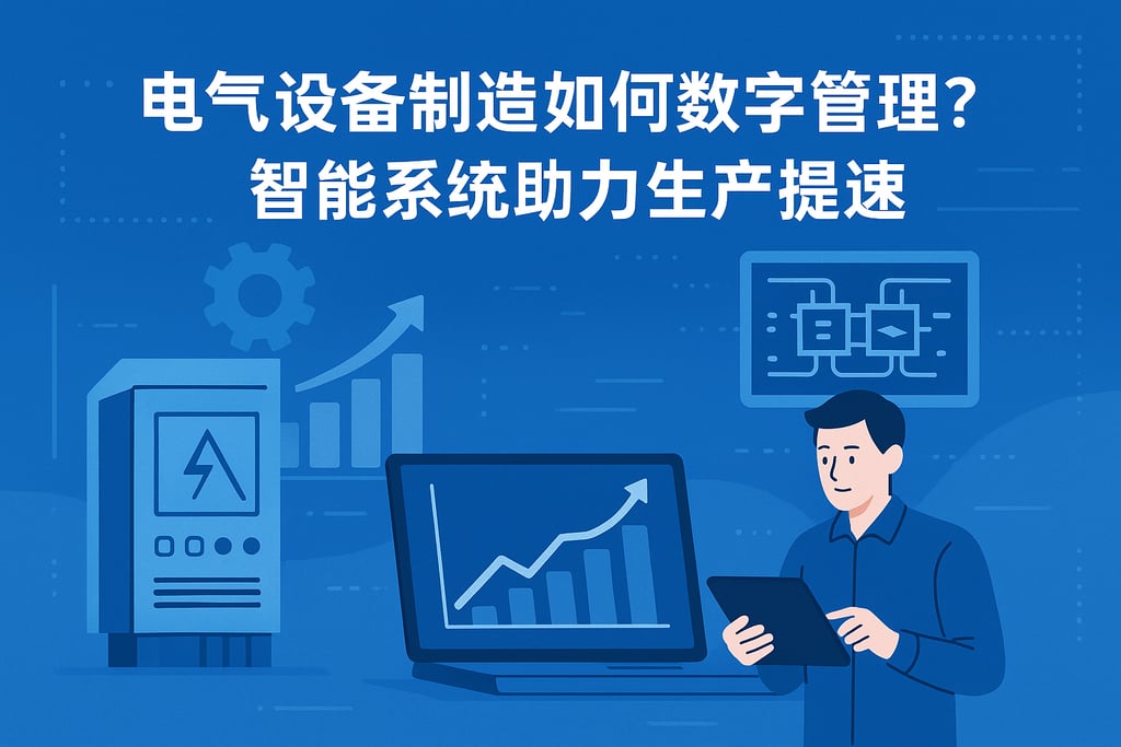 电气设备制造如何数字管理？智能系统助力生产提速