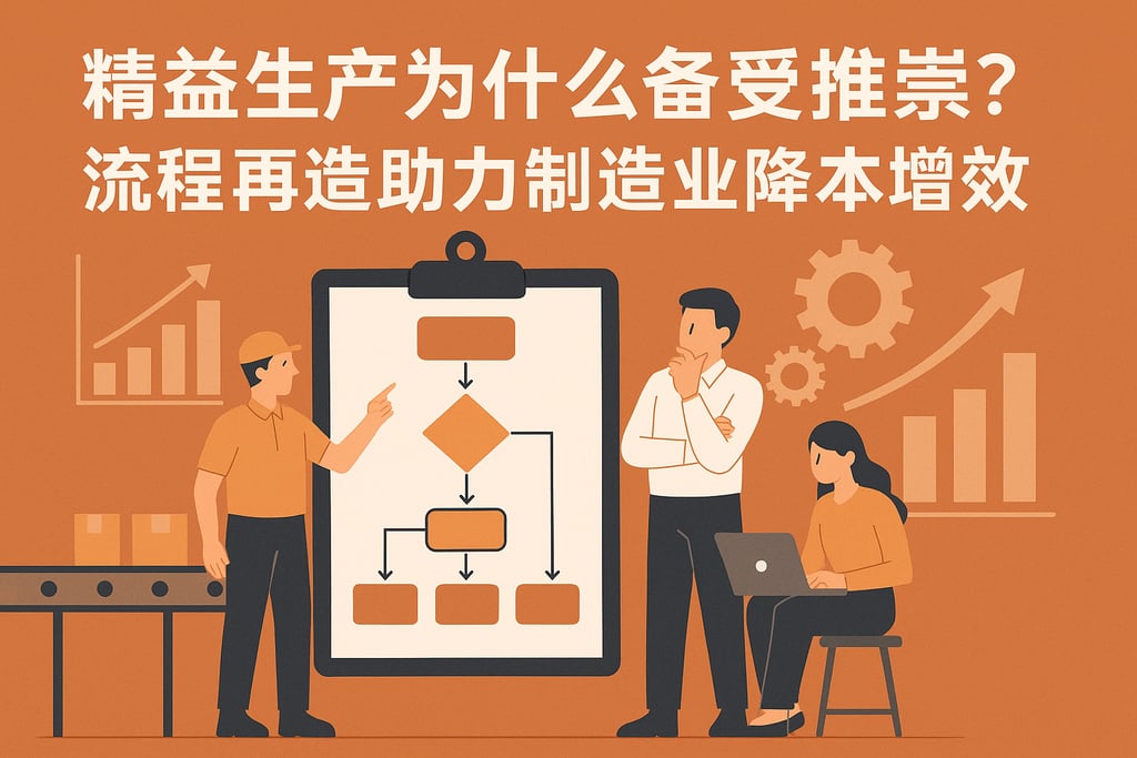 精益生产为什么备受推崇？流程再造助力制造业降本增效