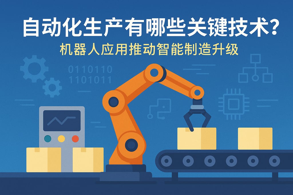 自动化生产有哪些关键技术？机器人应用推动智能制造升级