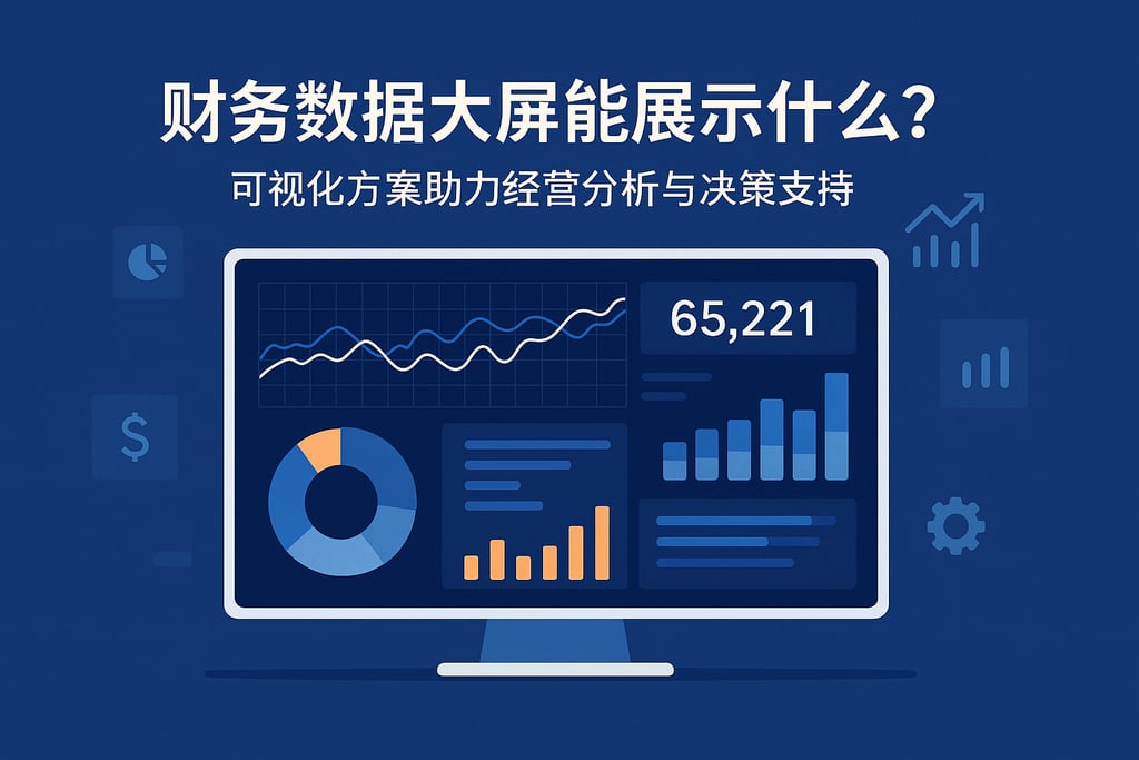 财务数据大屏能展示什么？可视化方案助力经营分析与决策支持
