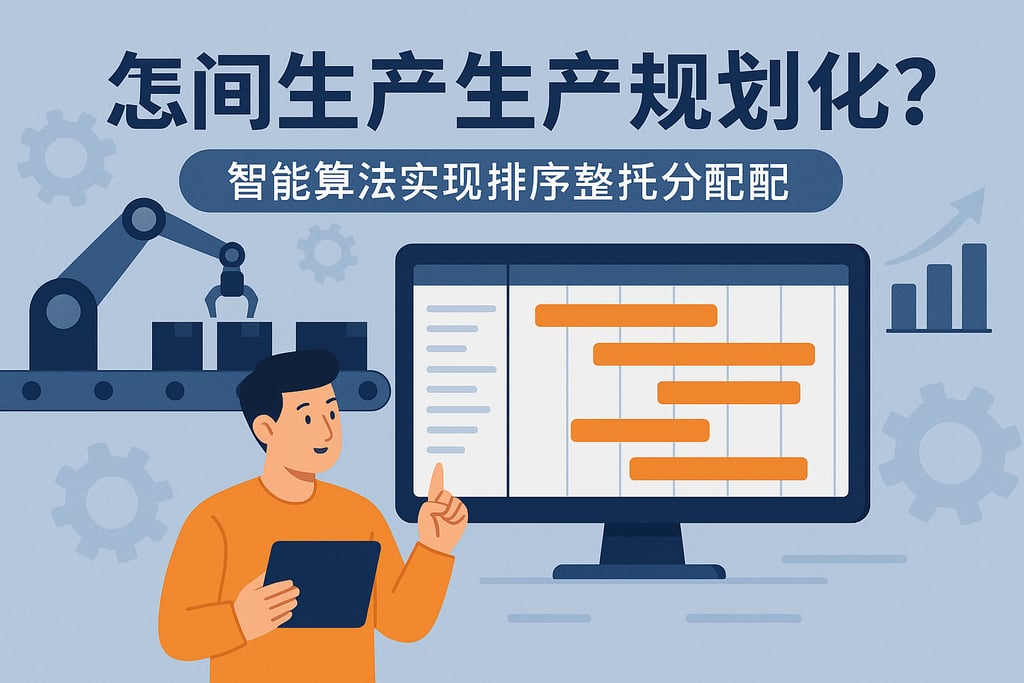 车间生产计划如何优化？智能算法实现排程高效分配