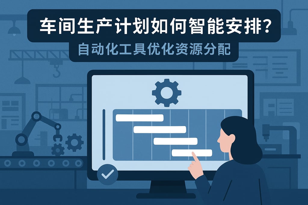 车间生产计划如何智能安排？自动化工具优化资源分配