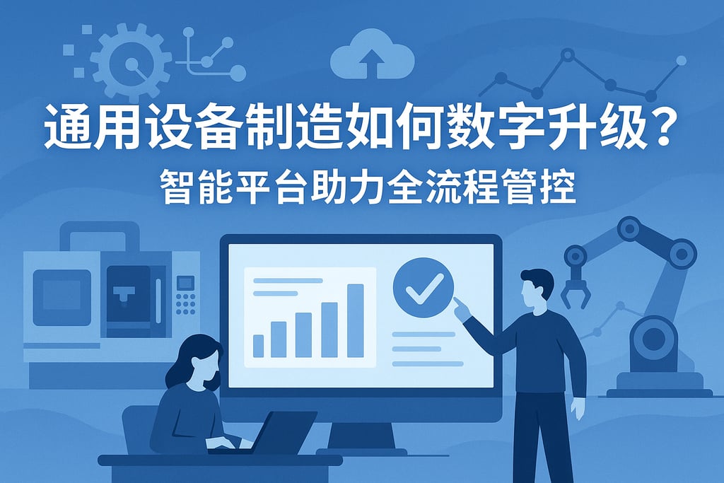 通用设备制造如何数字升级？智能平台助力全流程管控