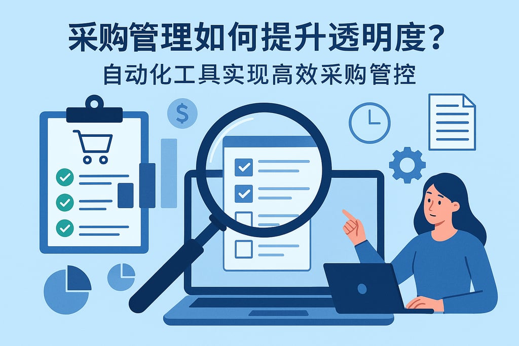 采购管理如何提升透明度？自动化工具实现高效采购管控