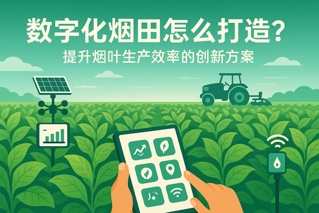 数字化烟田怎么打造？提升烟叶生产效率的创新方案