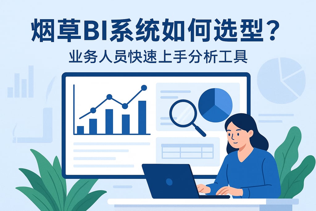 烟草BI系统如何选型？业务人员快速上手分析工具