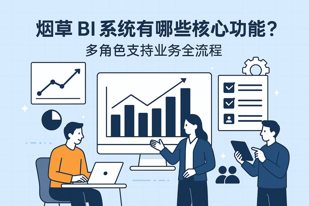 烟草BI系统有哪些核心功能？多角色支持业务全流程