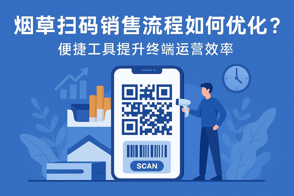 烟草扫码销售流程如何优化？便捷工具提升终端运营效率