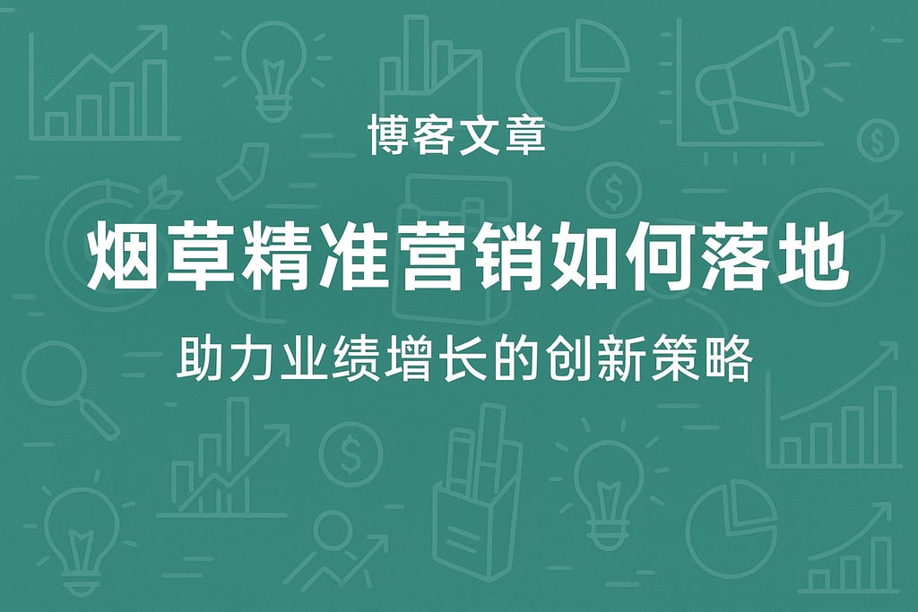 烟草精准营销如何落地？助力业绩增长的创新策略