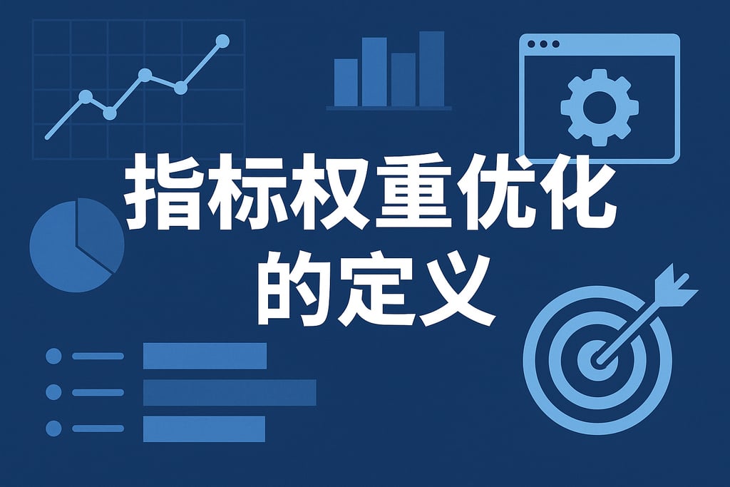 指标权重优化的定义
