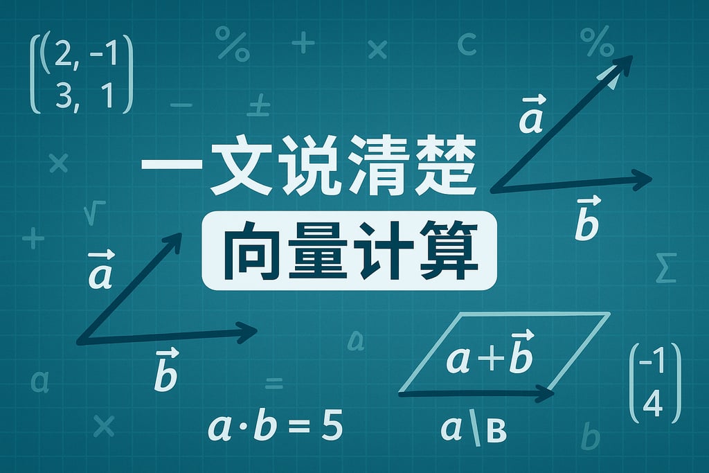 一文说清楚向量计算