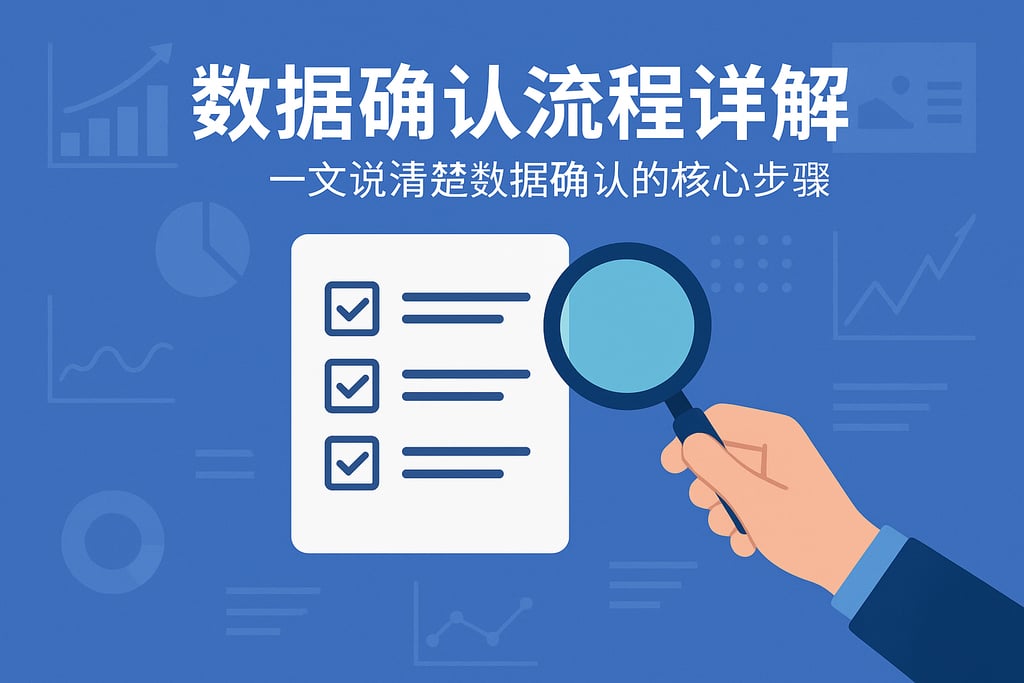 数据确认流程详解，一文说清楚数据确认的核心步骤