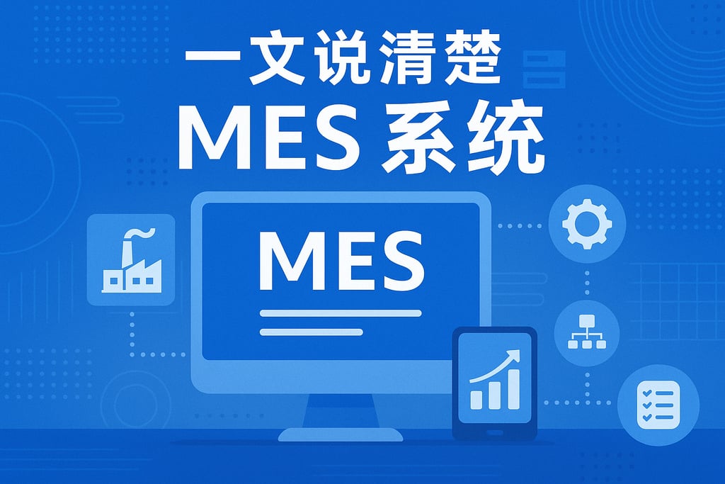 一文说清楚MES系统