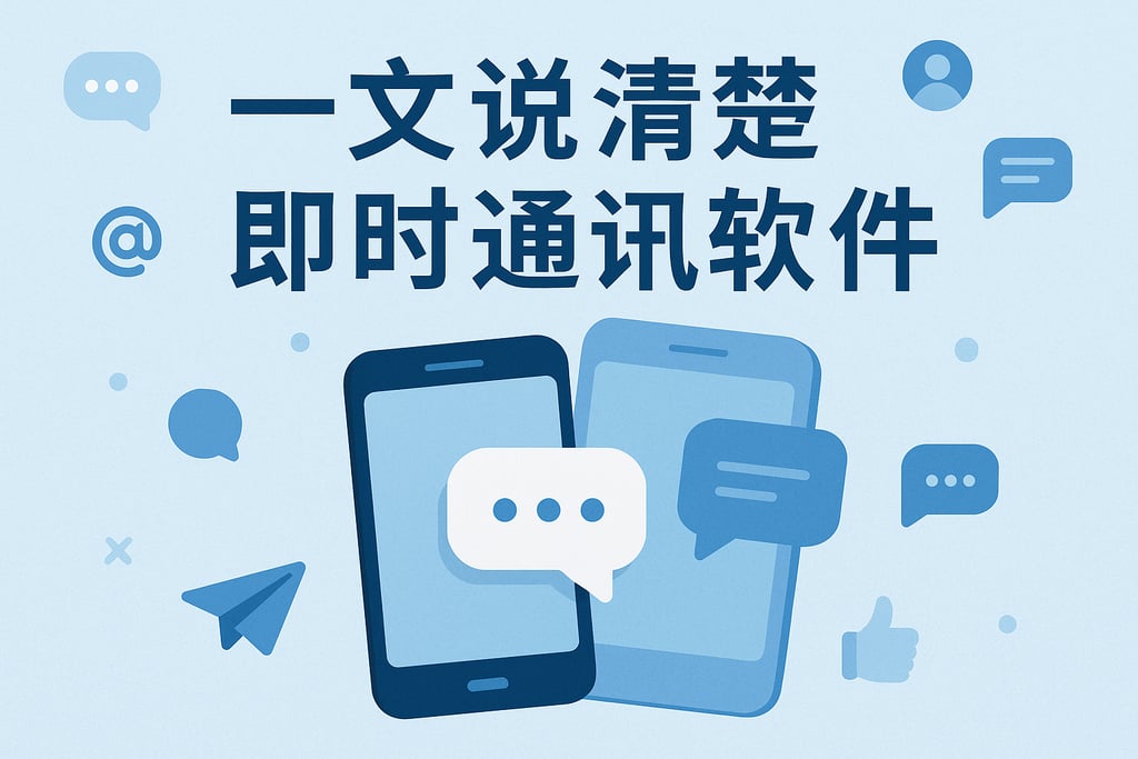 一文说清楚即时通讯软件