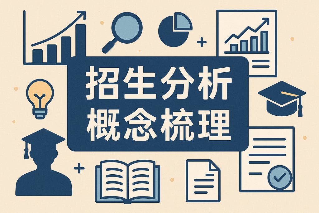 招生分析概念梳理