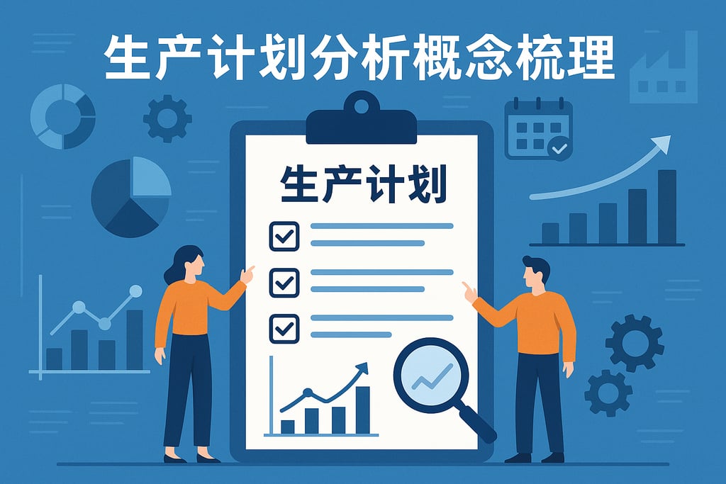 生产计划分析概念梳理
