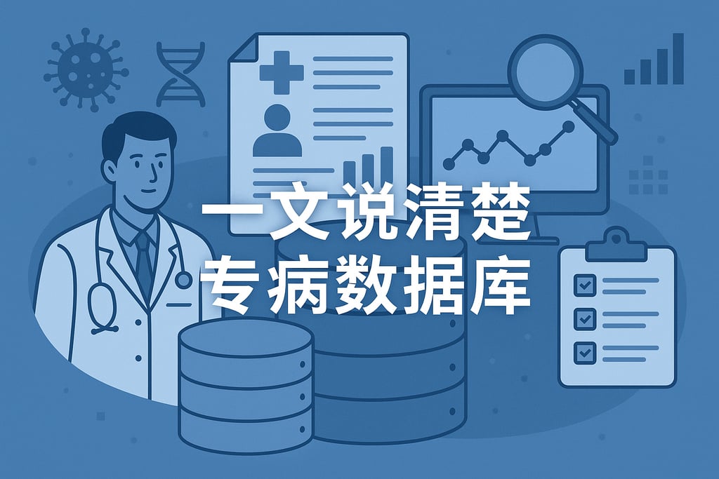 一文说清楚专病数据库
