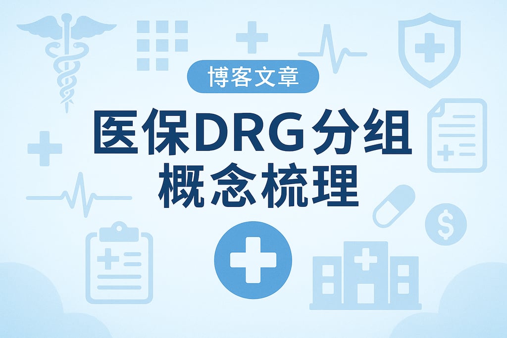 医保DRG分组概念梳理