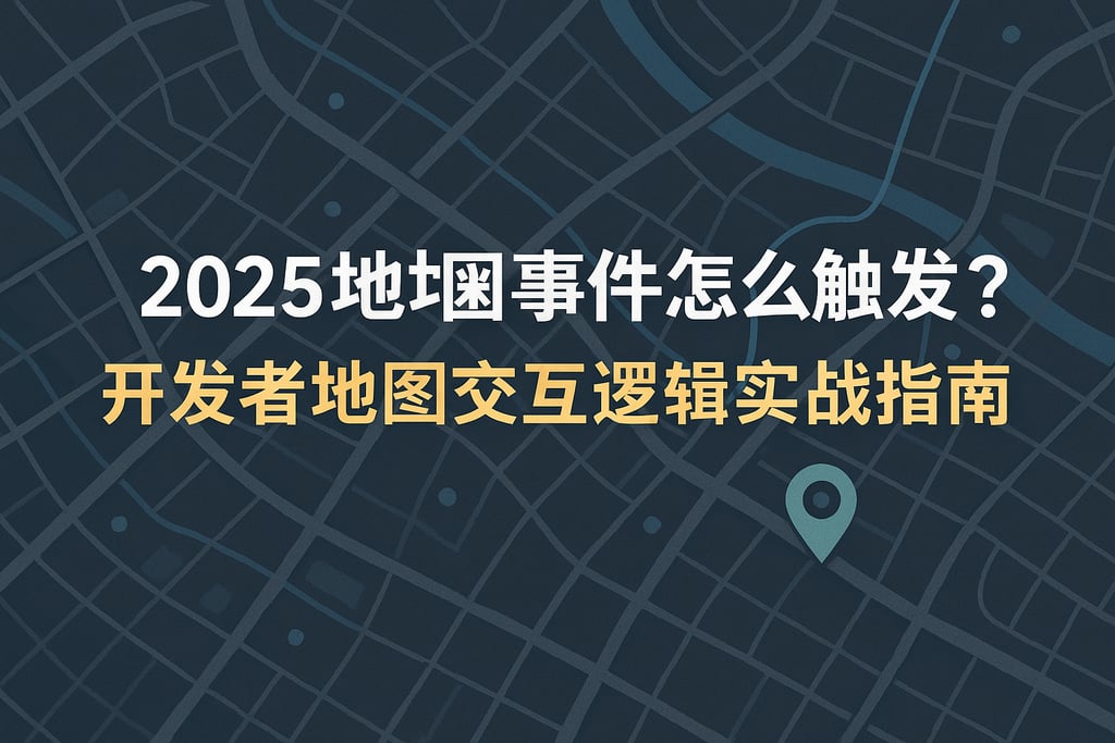 2025地图事件怎么触发？开发者地图交互逻辑实战指南