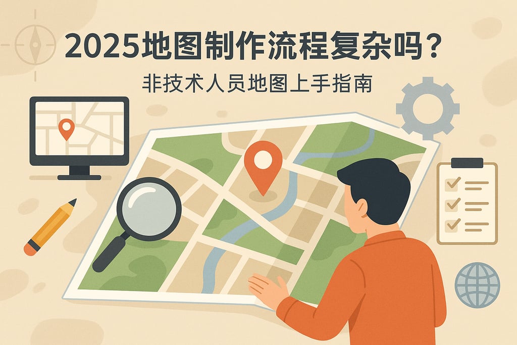 2025地图制作流程复杂吗？非技术人员地图上手指南