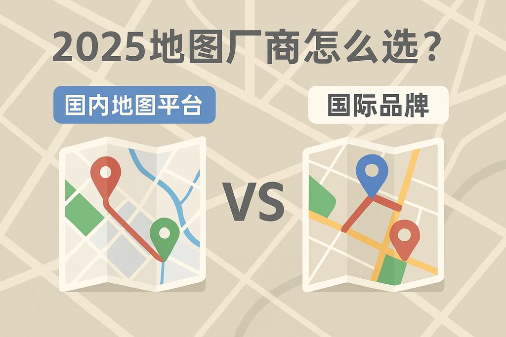 2025地图厂商怎么选？国产地图平台与国际品牌对比