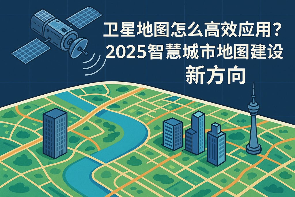 卫星地图怎么高效应用？2025智慧城市地图建设新方向