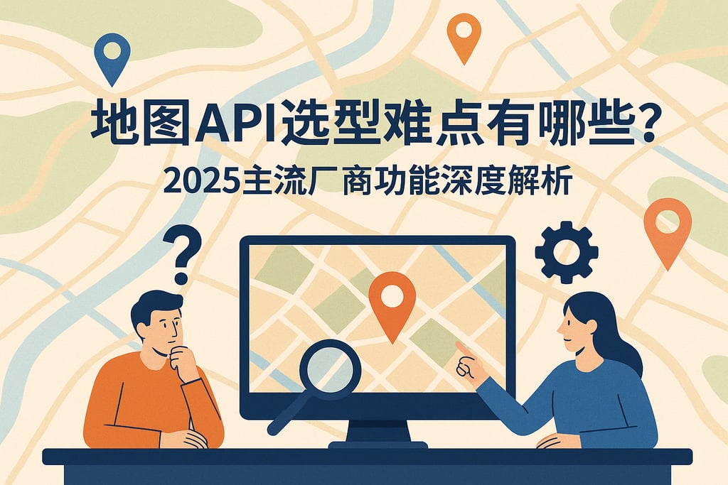 地图API选型难点有哪些？2025主流厂商功能深度解析