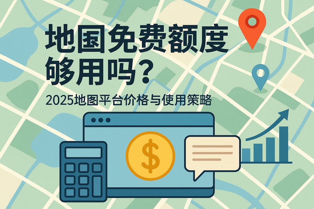 地图免费额度够用吗？2025地图平台价格与使用策略