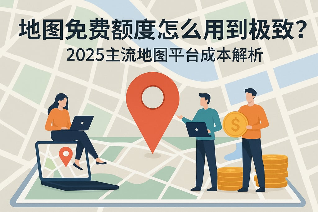 地图免费额度怎么用到极致？2025主流地图平台成本解析