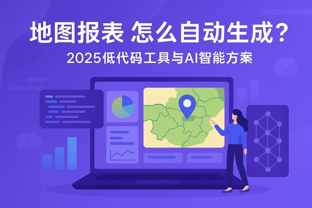 地图报表怎么自动生成？2025低代码工具与AI智能方案