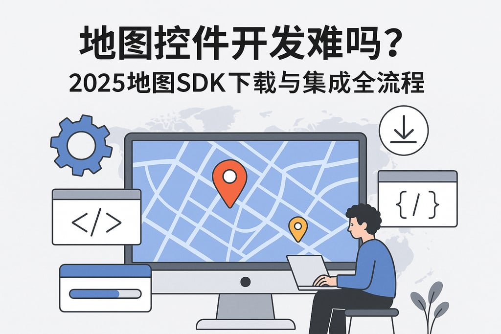 地图控件开发难吗？2025地图SDK下载与集成全流程