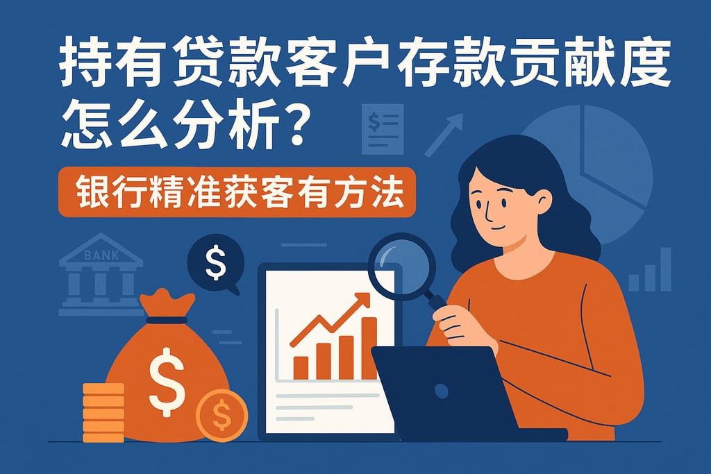 持有贷款客户存款贡献度怎么分析？银行精准获客有方法