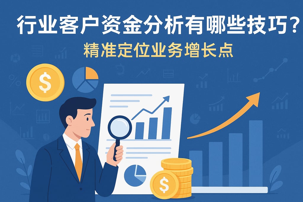 行业客户资金分析有哪些技巧？精准定位业务增长点