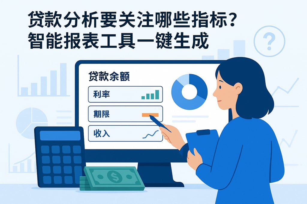贷款分析要关注哪些指标？智能报表工具一键生成