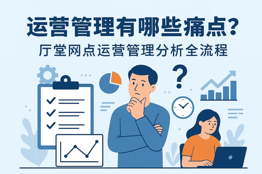 运营管理有哪些痛点？厅堂网点运营管理分析全流程