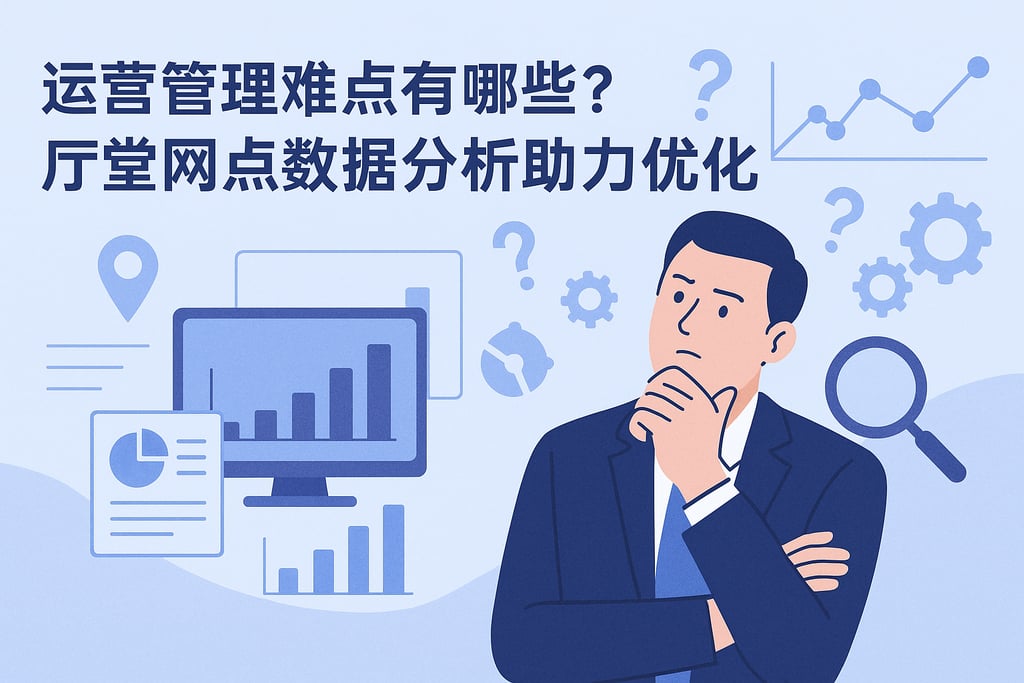 运营管理难点有哪些？厅堂网点数据分析助力优化