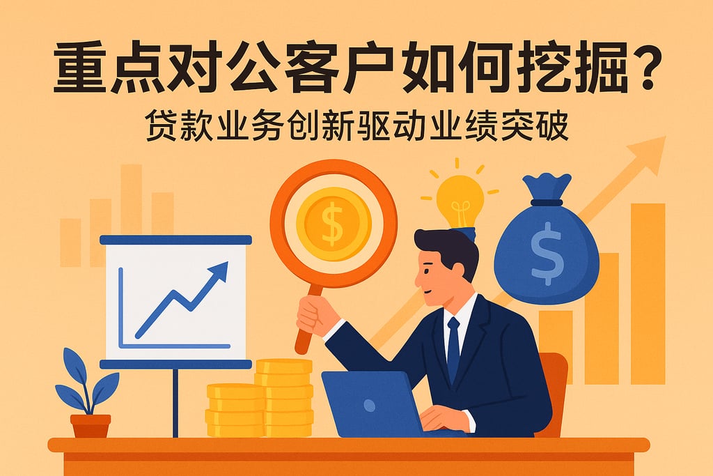 重点对公客户如何挖掘？贷款业务创新驱动业绩突破