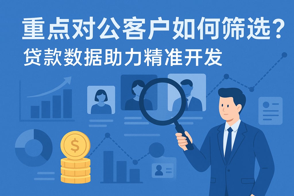 重点对公客户如何筛选？贷款数据助力精准开发