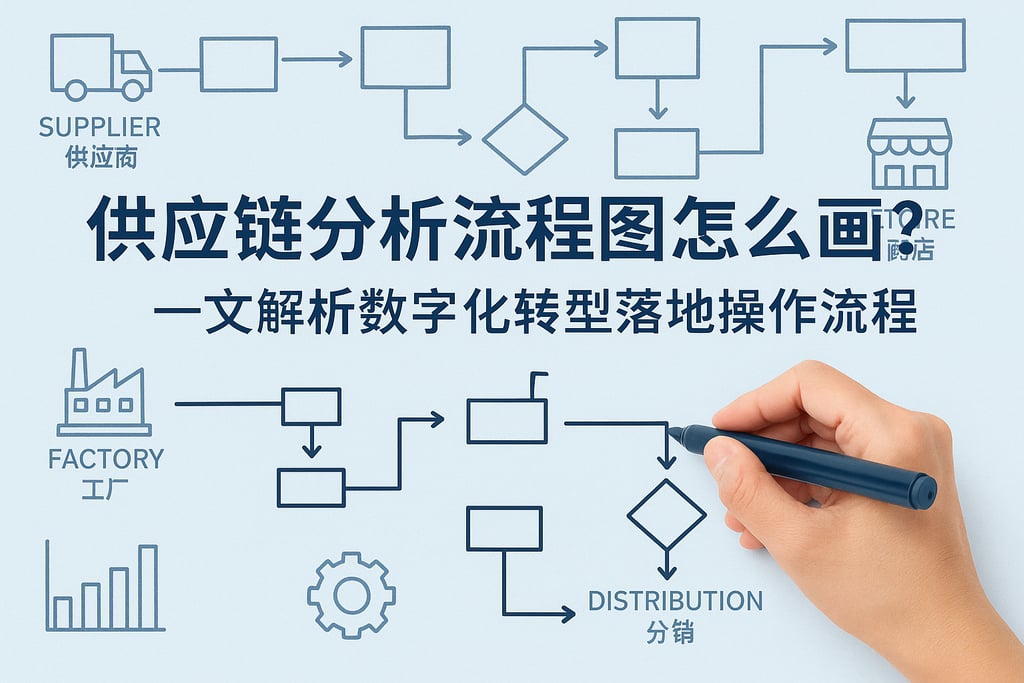 供应链分析流程图怎么画？一文解析数字化转型落地操作流程