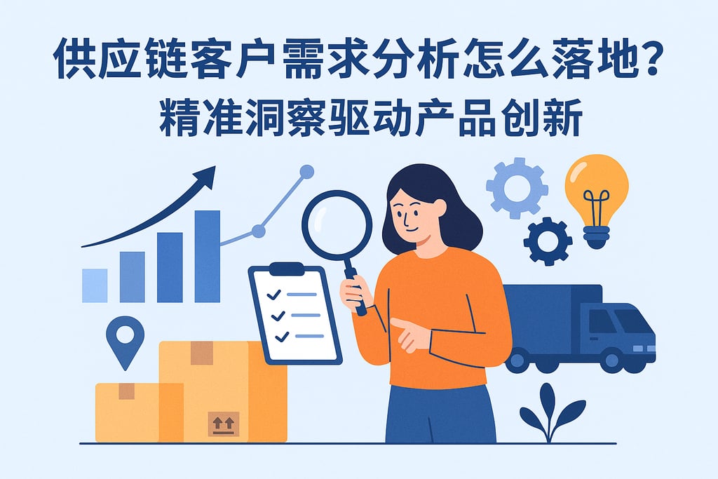 供应链客户需求分析怎么落地？精准洞察驱动产品创新