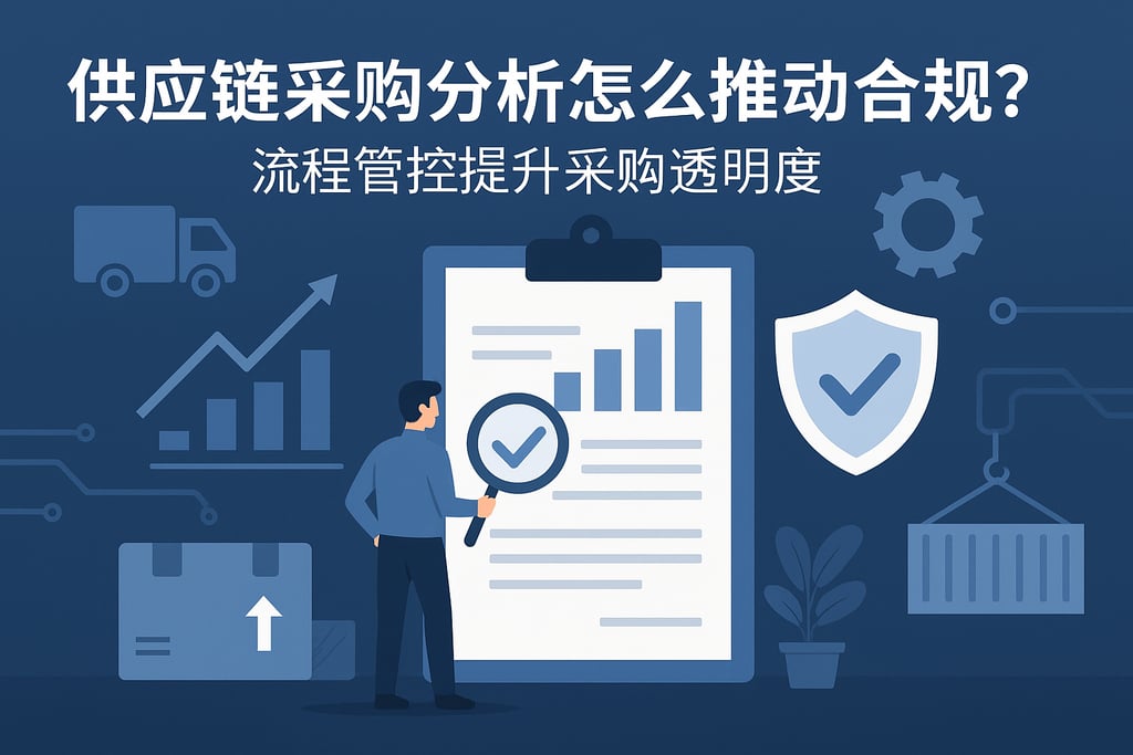 供应链采购分析怎么推动合规？流程管控提升采购透明度