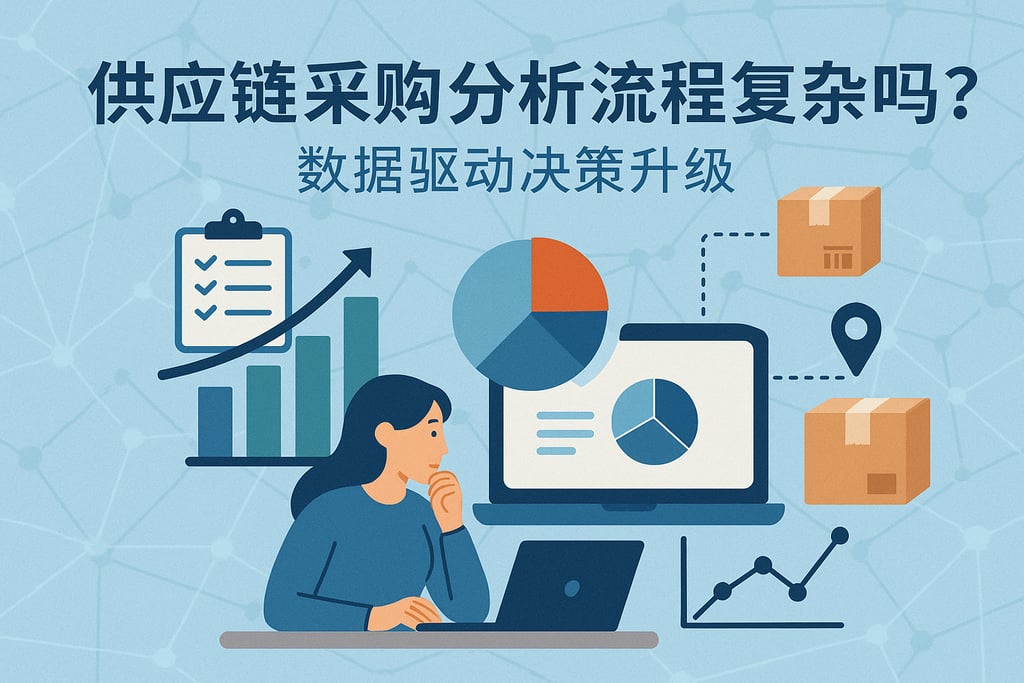 供应链采购分析流程复杂吗？数据驱动决策升级