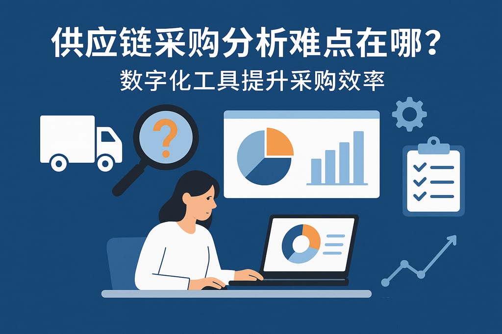 供应链采购分析难点在哪？数字化工具提升采购效率