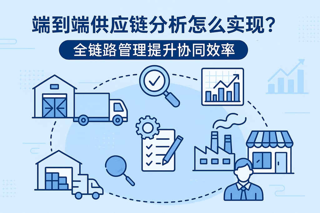 端到端供应链分析怎么实现？全链路管理提升协同效率